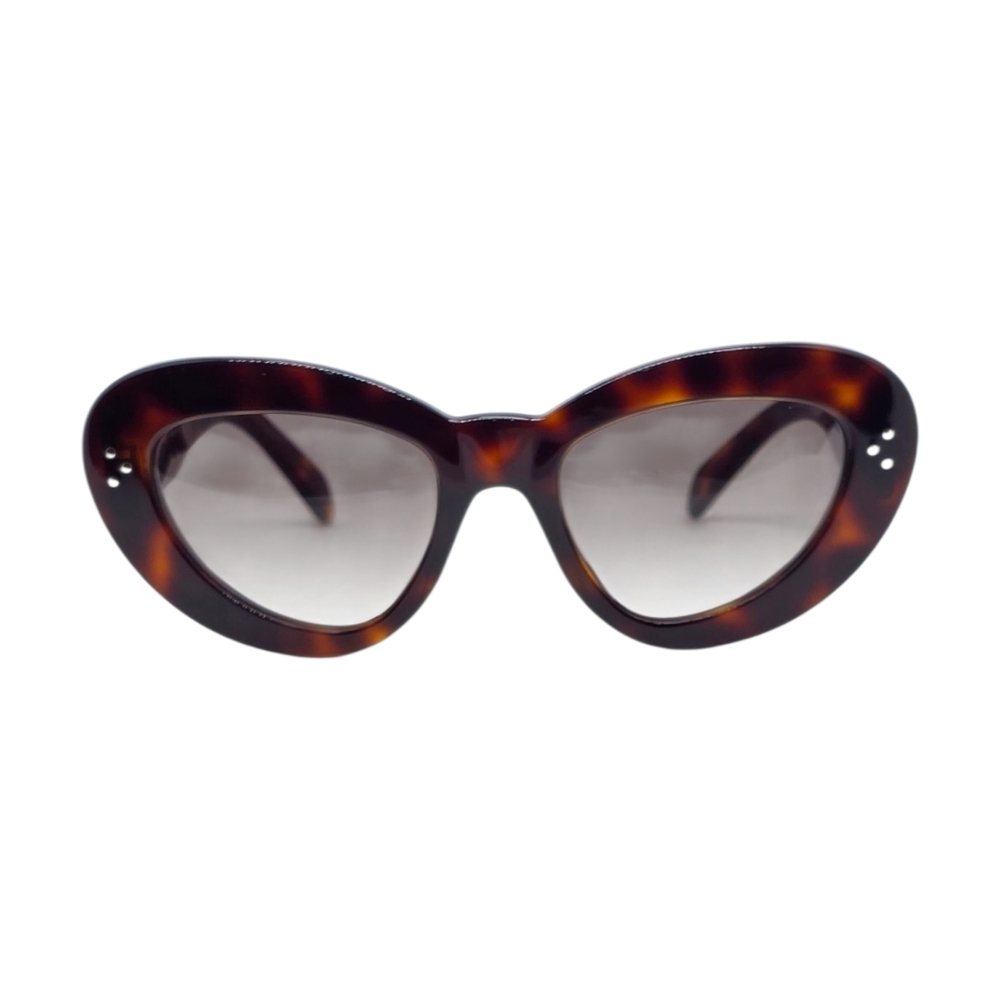 Celine Brown Cat-Eye Sunglasses